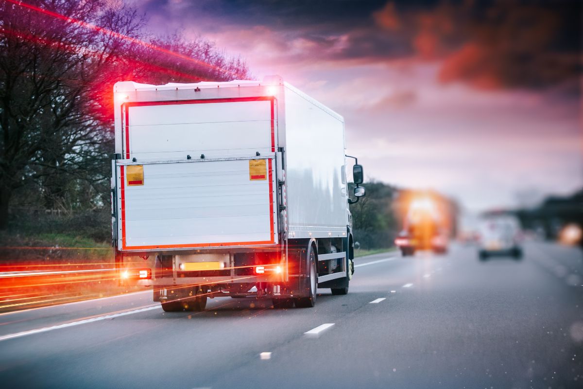 hgv on the motorway